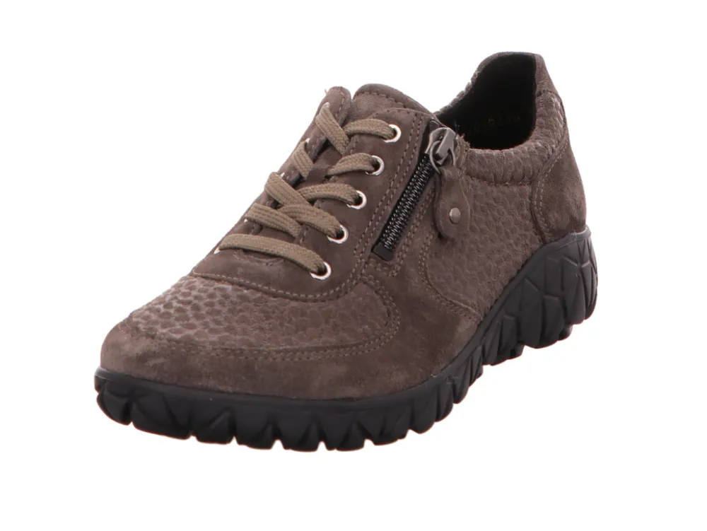 Waldläufer Komfort Schnürer braun HAVY-SOFT-Damen Sneaker & Schnürer