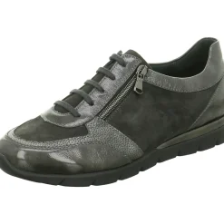 Semler Komfort Schnürer grau pepper/graphit-Damen Sneaker & Schnürer