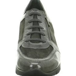 Semler Komfort Schnürer grau pepper/graphit-Damen Sneaker & Schnürer