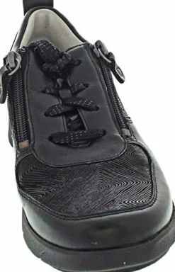 Waldläufer Komfort Schnürer schwarz-Damen Sneaker & Schnürer