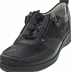 Waldläufer Komfort Schnürer schwarz-Damen Sneaker & Schnürer