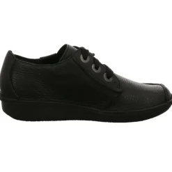 Clarks Komfort Schnürer schwarz Funny Dream-Damen Sneaker & Schnürer