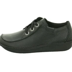 Clarks Komfort Schnürer schwarz Funny Dream-Damen Sneaker & Schnürer