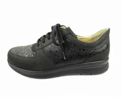 Finn Comfort Komfort Schnürer schwarz Royan-Damen Sneaker & Schnürer