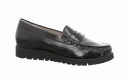 Waldläufer Komfort Slipper schwarz 549002-Damen Slipper