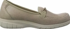 Fischer Markenschuh Komfort Slipper taupe Fischer Komfort Slipper Taupe-Damen Slipper