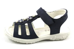 Ricosta Mädchen Sandalen blau Cara-Kinder Sandalen