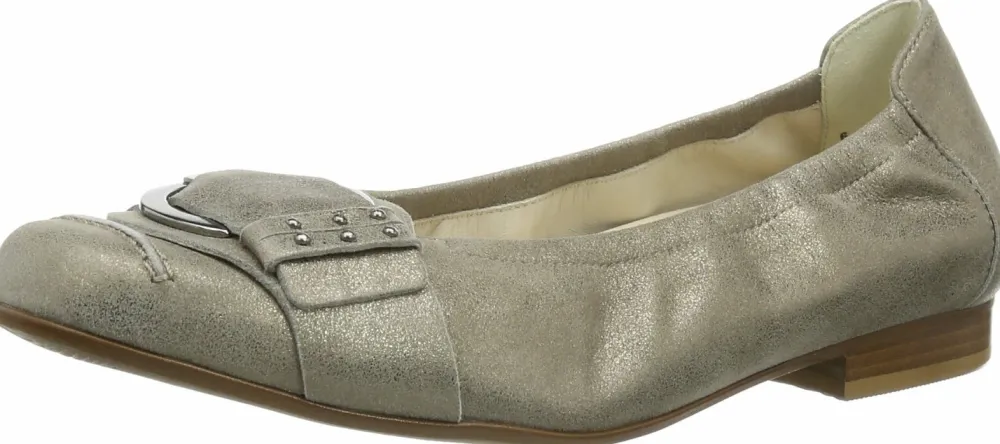 Semler Modische Pumps grau-Damen Ballerinas