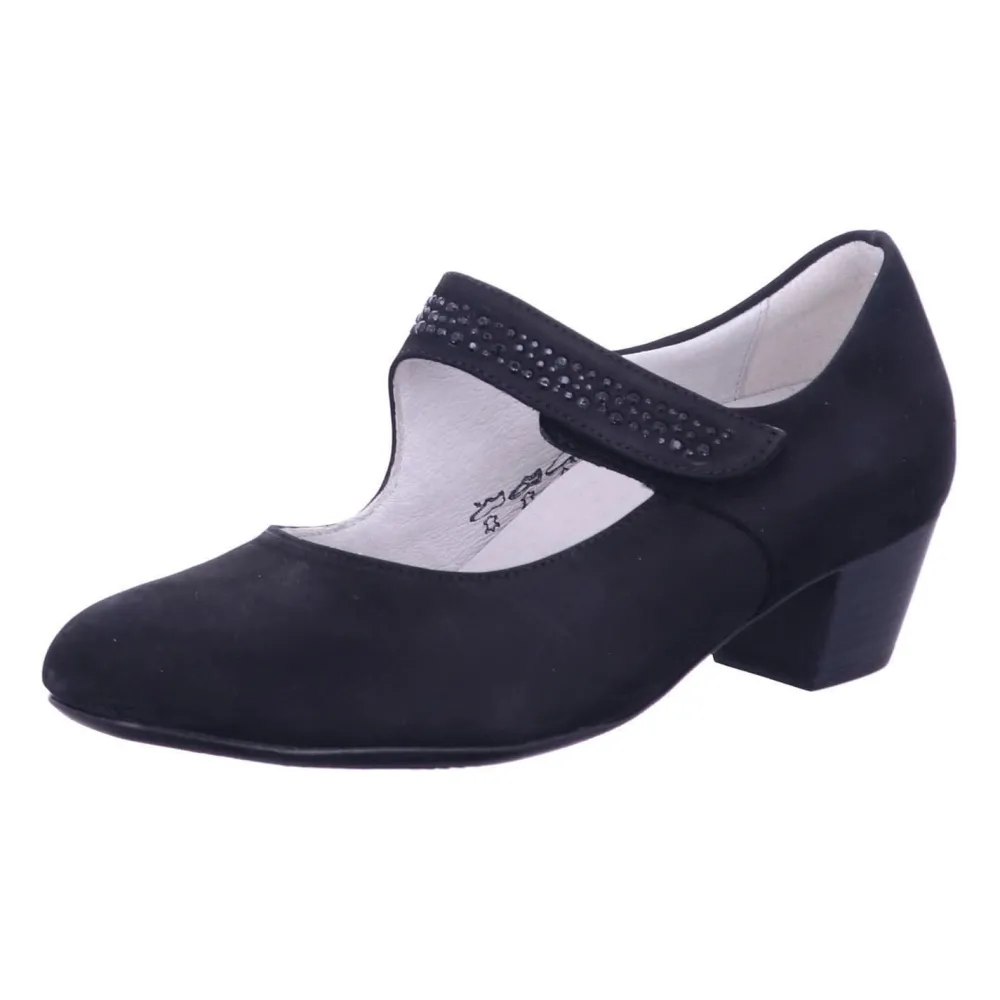 Waldläufer Modische Pumps schwarz-Damen Pumps