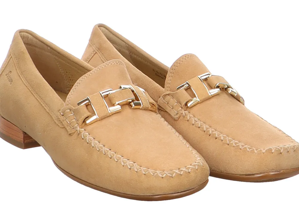 Sioux Mokassins beige-Damen Slipper