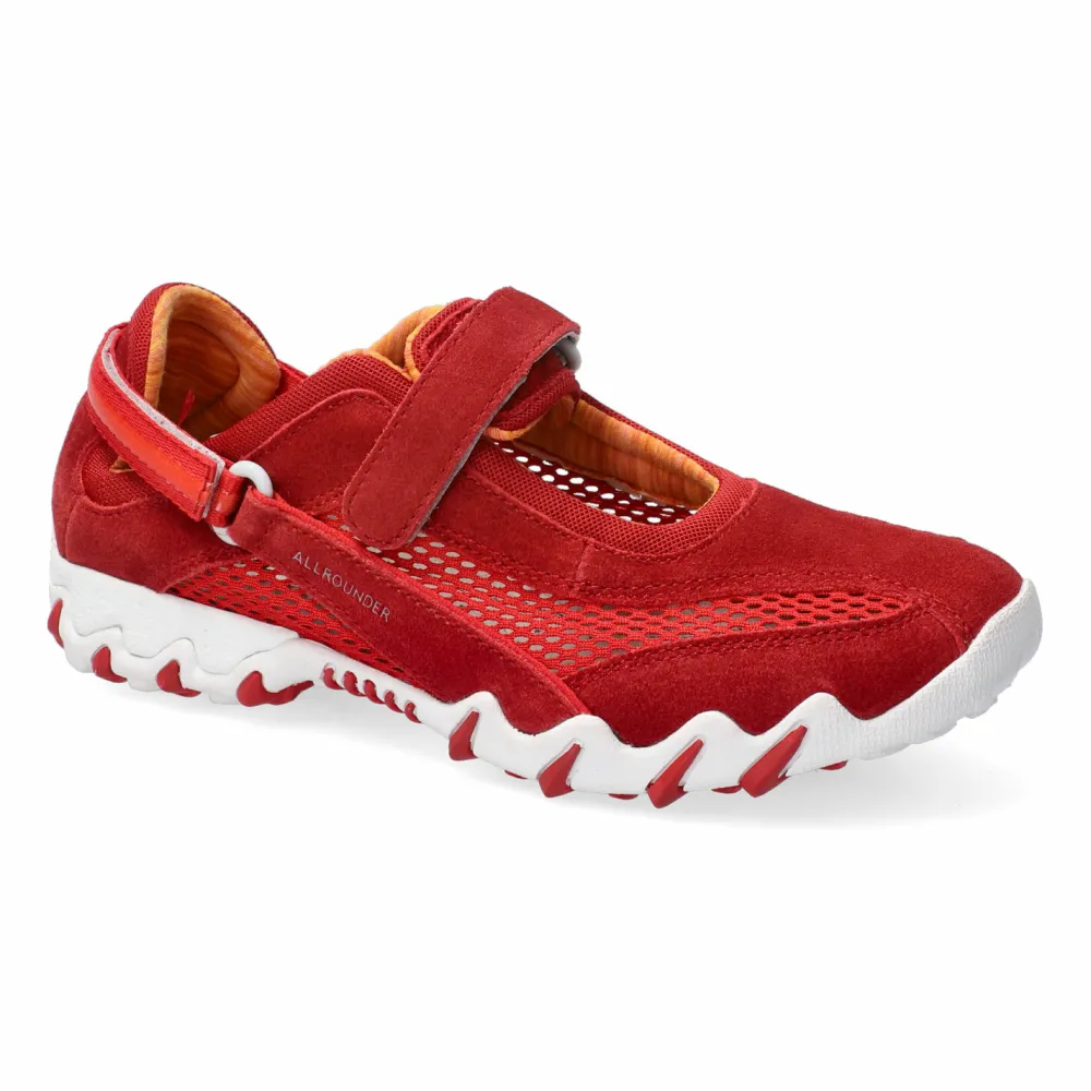 Allrounder by Mephisto Mokassins rot-Damen Sandalen