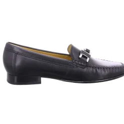 Sioux Mokassins schwarz Mokassin-Damen Slipper