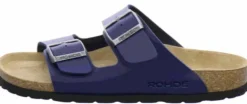 Rohde Pantoletten blau-Damen Sandalen