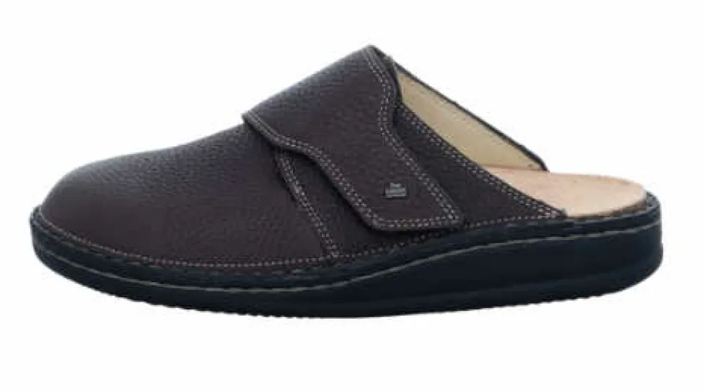 Finn Comfort Pantoletten braun-Herren Sandalen