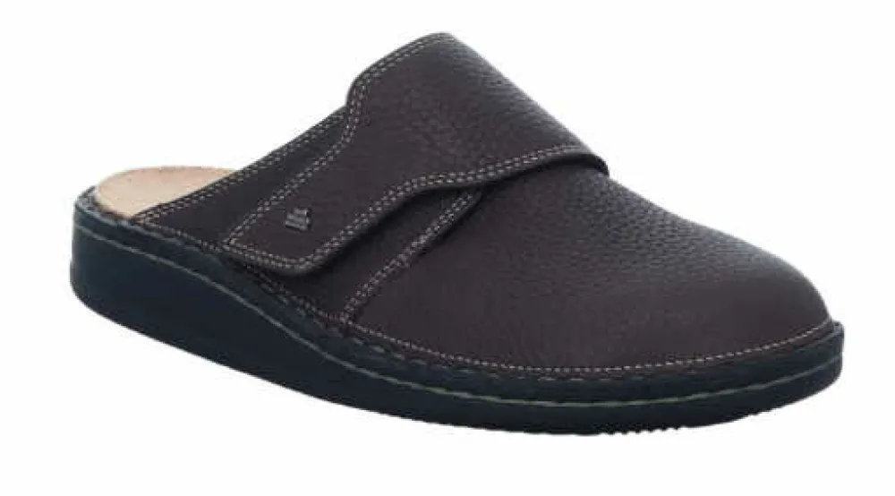 Finn Comfort Pantoletten braun-Herren Sandalen