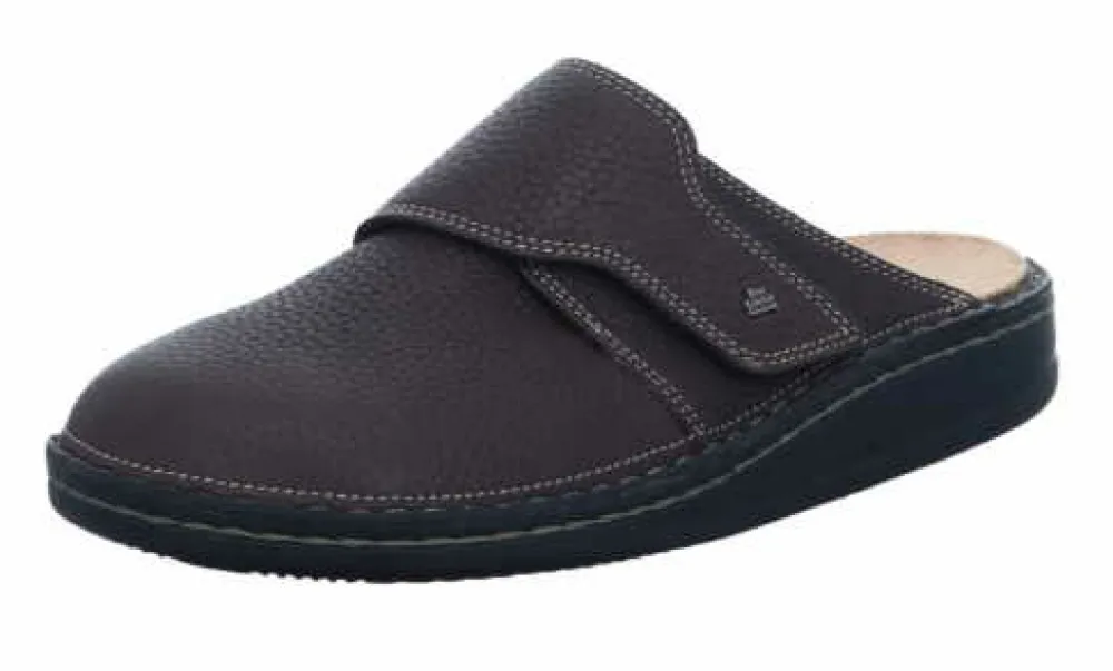 Finn Comfort Pantoletten braun-Herren Sandalen