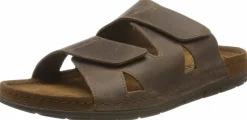 Rohde Pantoletten braun-Herren Sandalen