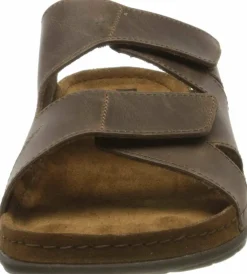 Rohde Pantoletten braun-Herren Sandalen