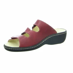 Longo Pantoletten rot-Damen Sandalen