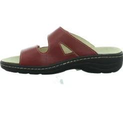 Longo Pantoletten rot Beq-Pantl-Wörishf-30-Damen Sandalen