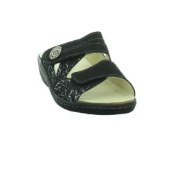 Longo Pantoletten schwarz-Damen Sandalen