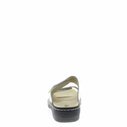 Longo Pantoletten weiss Bequem-Pantolette,weiss-Damen Sandalen