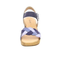 Gabor Plateau Sandalen blau-Damen Sandalen