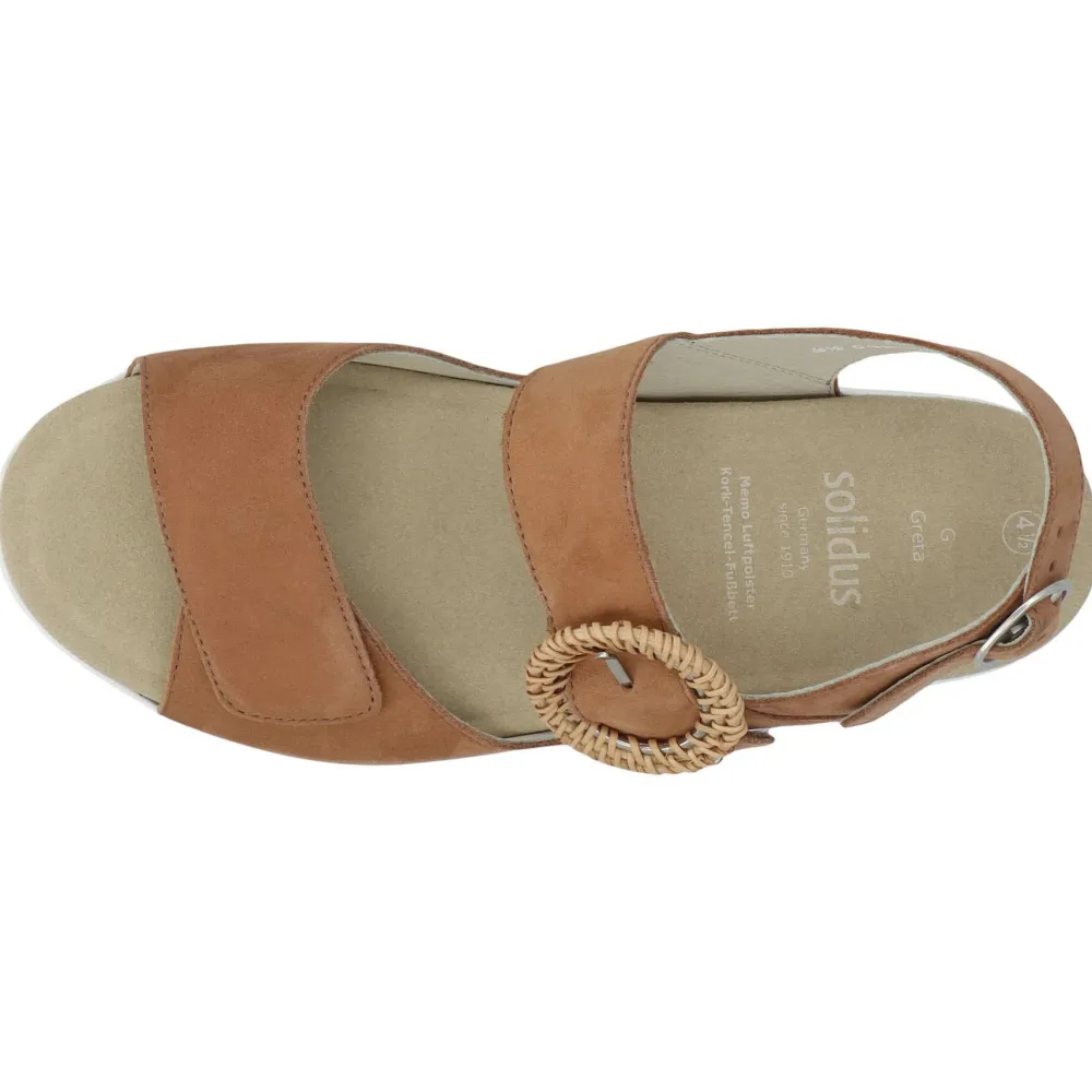Solidus Riemchen Sandalen-Damen Sandalen