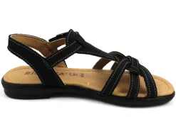 Ricosta Riemchen Sandalen schwarz-Damen Sandalen