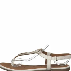 Tamaris Riemchen Sandalen weiss-Damen Sandalen