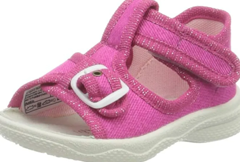 Superfit Sandalen lila/pink HAUSSCHUHE SK POLLY-Kinder Lauflernschuhe