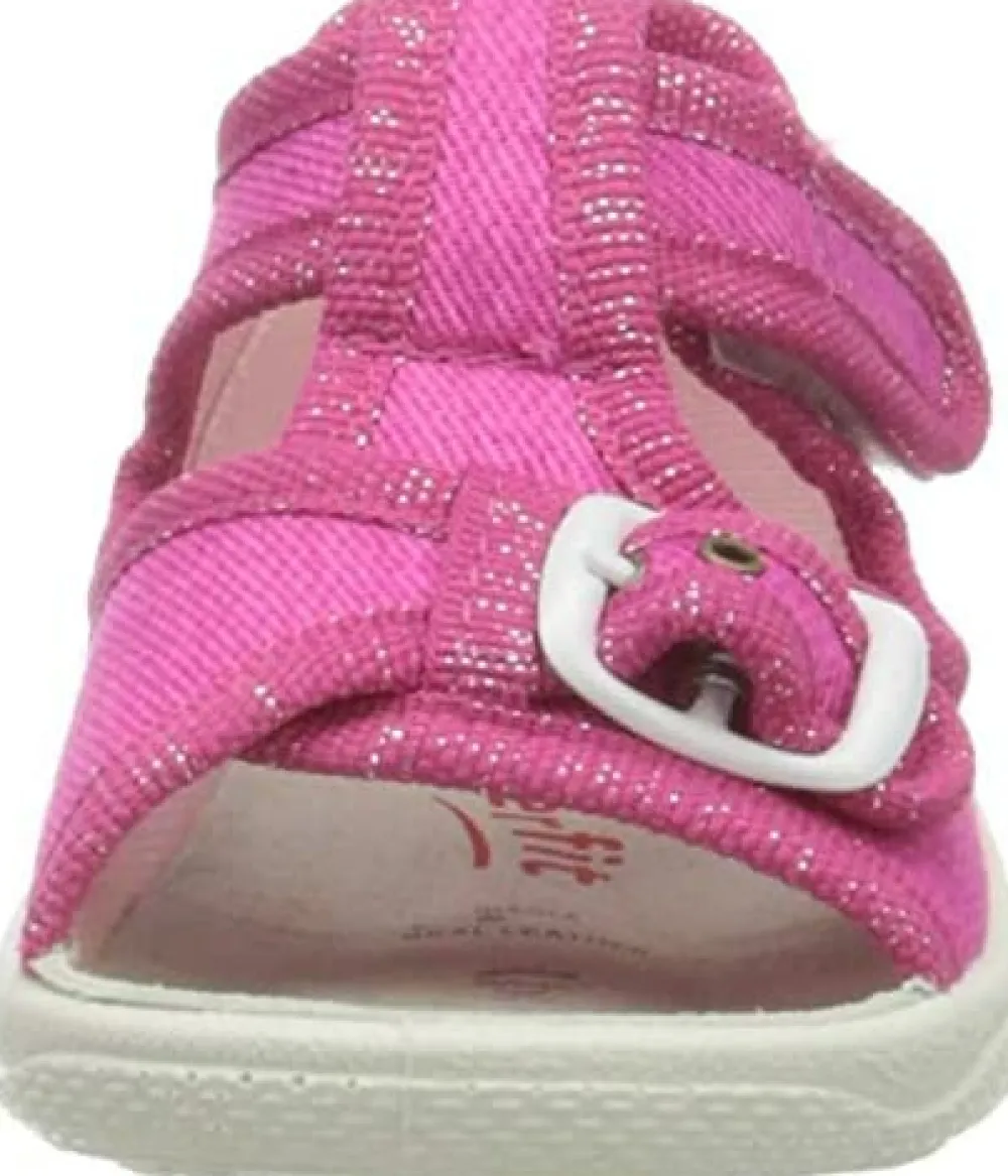Superfit Sandalen lila/pink HAUSSCHUHE SK POLLY-Kinder Lauflernschuhe