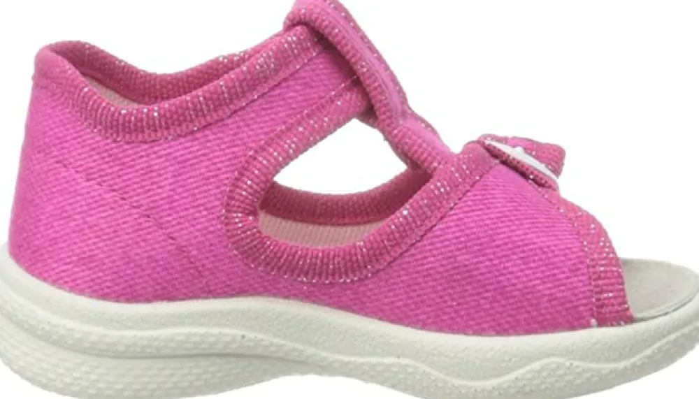 Superfit Sandalen lila/pink HAUSSCHUHE SK POLLY-Kinder Lauflernschuhe