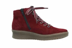 Semler Schnür-Stiefeletten rot Ilona-Damen Stiefel & Stiefeletten