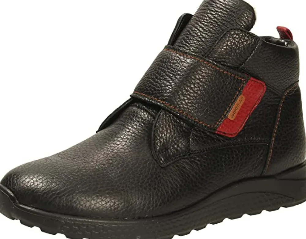 Waldläufer Schnür-Stiefeletten schwarz-Damen Sneaker & Schnürer