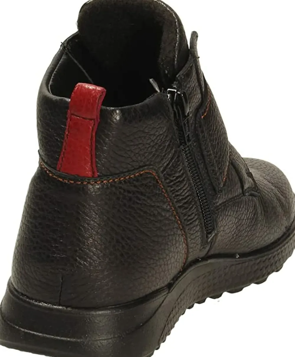 Waldläufer Schnür-Stiefeletten schwarz-Damen Sneaker & Schnürer