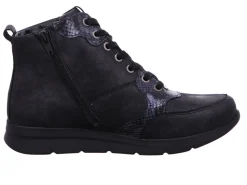 Waldläufer Schnür-Stiefeletten schwarz 2XBRONX NAJA TAIPEI BRONX-Damen Sneaker & Schnürer
