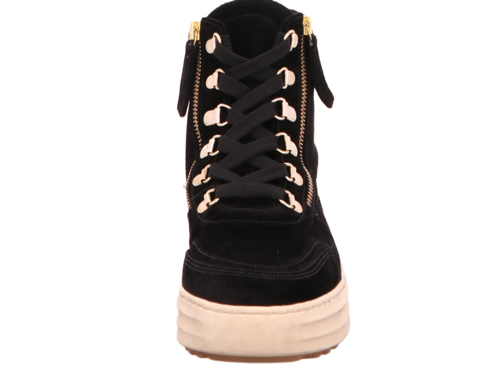 Gabor Schnür-Stiefeletten schwarz-Damen Stiefel & Stiefeletten