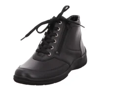 Waldläufer Schnür-Stiefeletten schwarz Hesna schwarz Memphis-Damen Sneaker & Schnürer