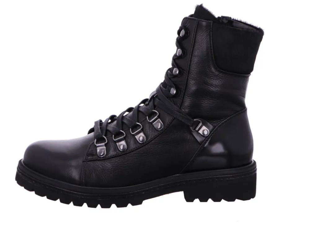 Regarde le Ciel Schnür-Stiefeletten schwarz-Damen Stiefel & Stiefeletten