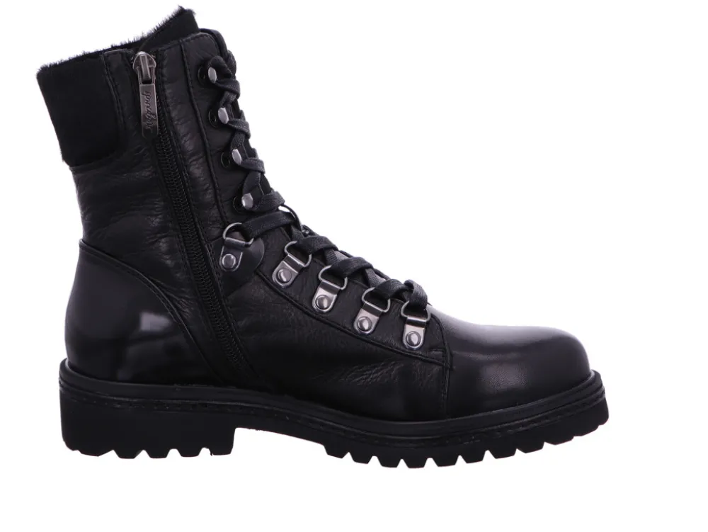 Regarde le Ciel Schnür-Stiefeletten schwarz-Damen Stiefel & Stiefeletten