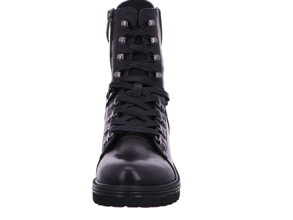 Regarde le Ciel Schnür-Stiefeletten schwarz-Damen Stiefel & Stiefeletten