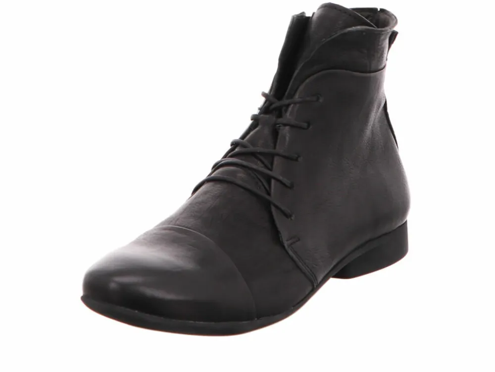 Think Schnür-Stiefeletten schwarz Guad SCHWARZ (SCHWARZ)-Damen Stiefel & Stiefeletten