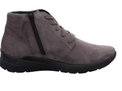 Semler Schnür-Stiefeletten taupe SAMT-CHEVRO-Damen Sneaker & Schnürer