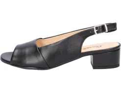 Sioux Sling-Pumps schwarz Zippora Peep-Toe schwarz-Damen Pumps