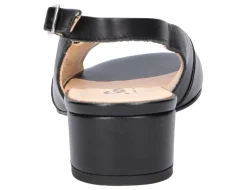 Sioux Sling-Pumps schwarz Zippora Peep-Toe schwarz-Damen Pumps