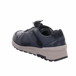 Waldläufer Sneaker blau HIRSCH VELOUR-Herren Sneaker & Schnürer