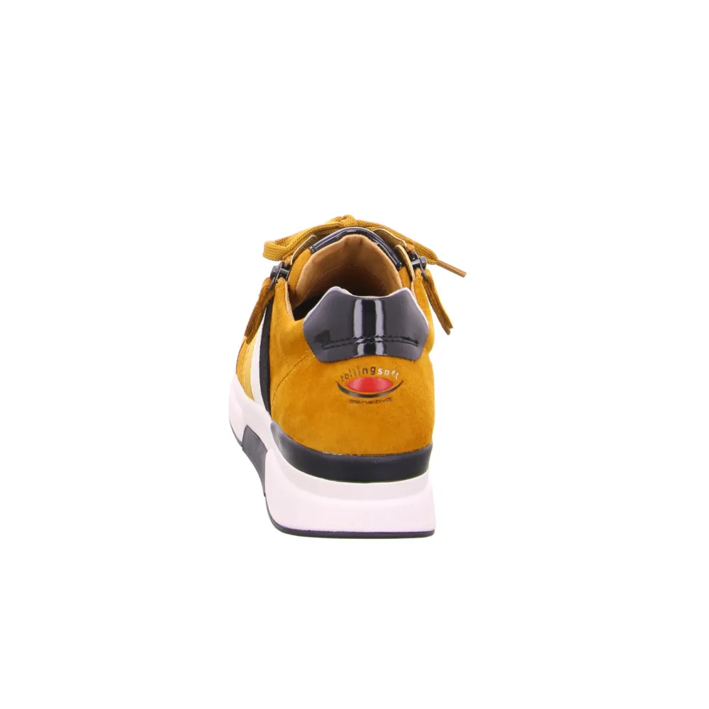 Gabor Sneaker braun Rolling Soft-Damen Sneaker & Schnürer