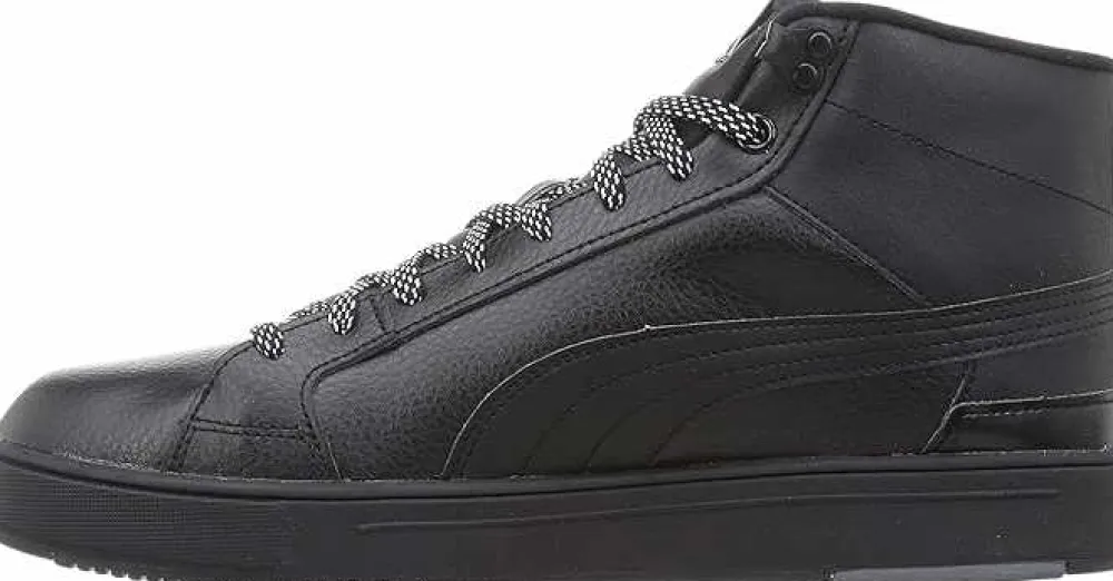 Puma Sneaker schwarz Serve Pro Mid Tex-Herren Sneaker & Schnürer