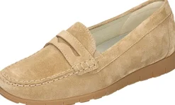 Waldläufer Sportliche Slipper beige-Damen Slipper